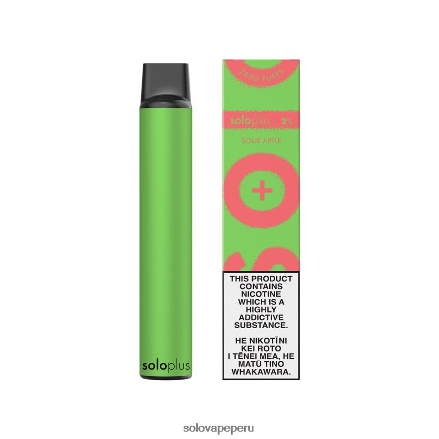 Solo Plus vaporizador desechable manzana agria TR068430 | Solo Cigarrillo